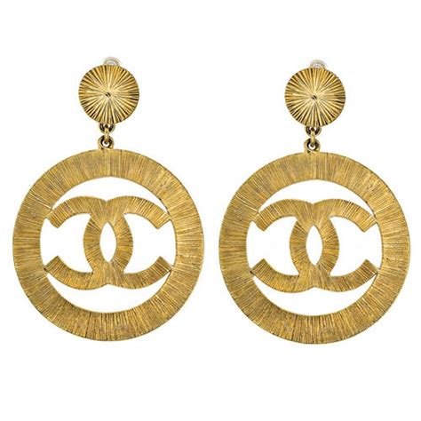 chanel gold dangle earrings replica|where to buy chanel earrings.